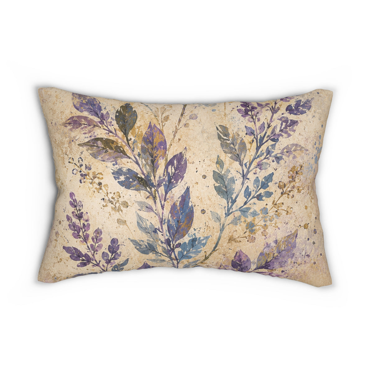 Botanical Lavender Lumbar Pillow