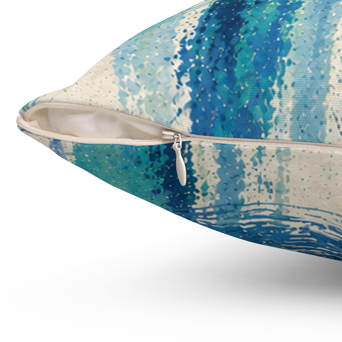 Coastal Brushstroke Square Pillow