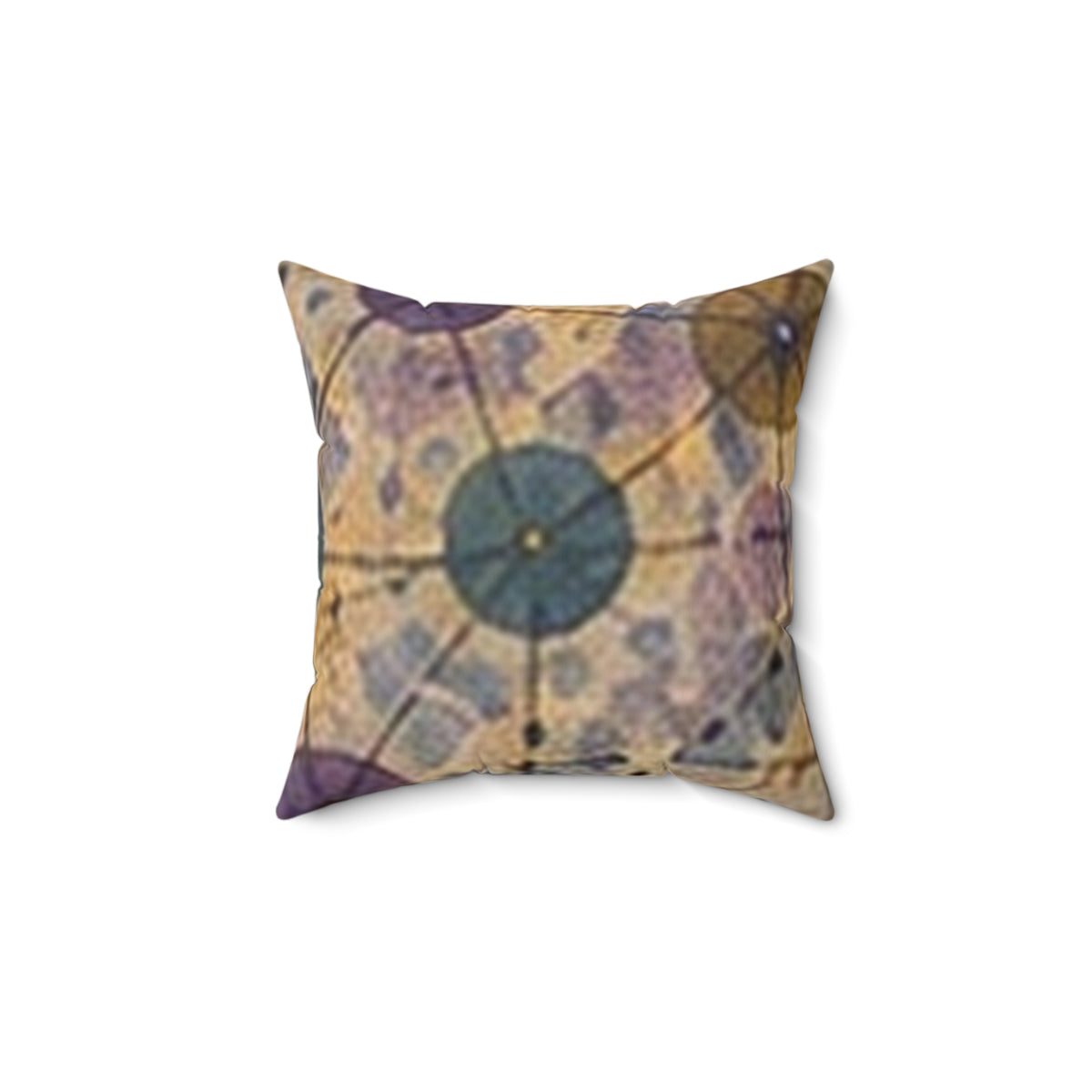 Square Pillow — Minimalist White Decorative Throw Pillow