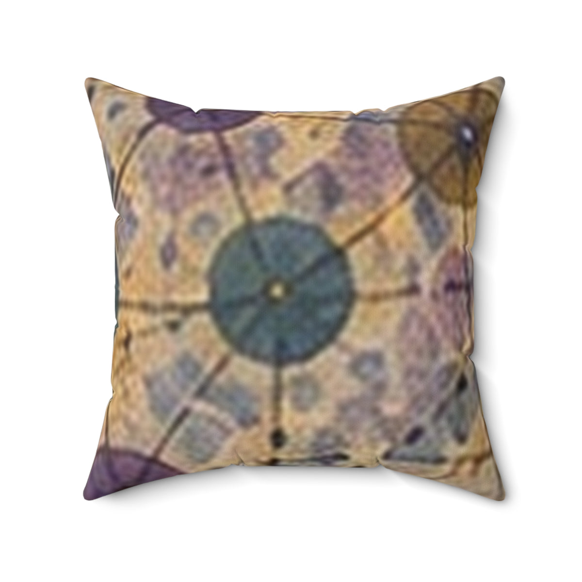 Square Pillow — Minimalist White Decorative Throw Pillow