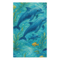 Dolphin Rally Towel — 11x18 Beach & Pool Game Day Towel