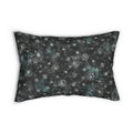 Galaxy Bubble Lumbar Pillow — Dark Celestial Throw Pillow
