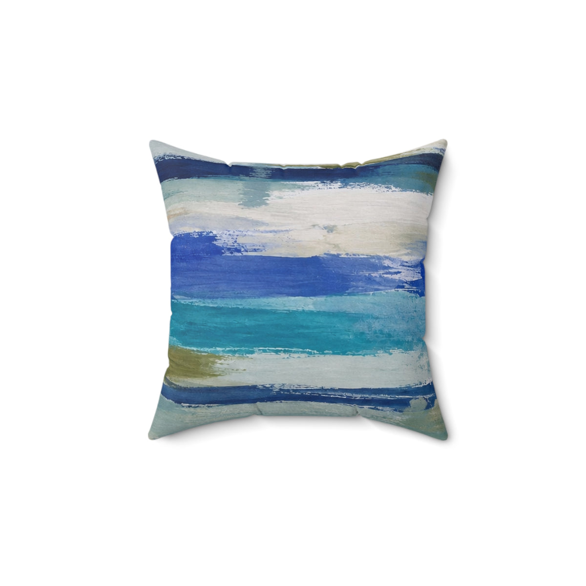 Blue ocean Abstract cushion /coastal decorative throw pillow