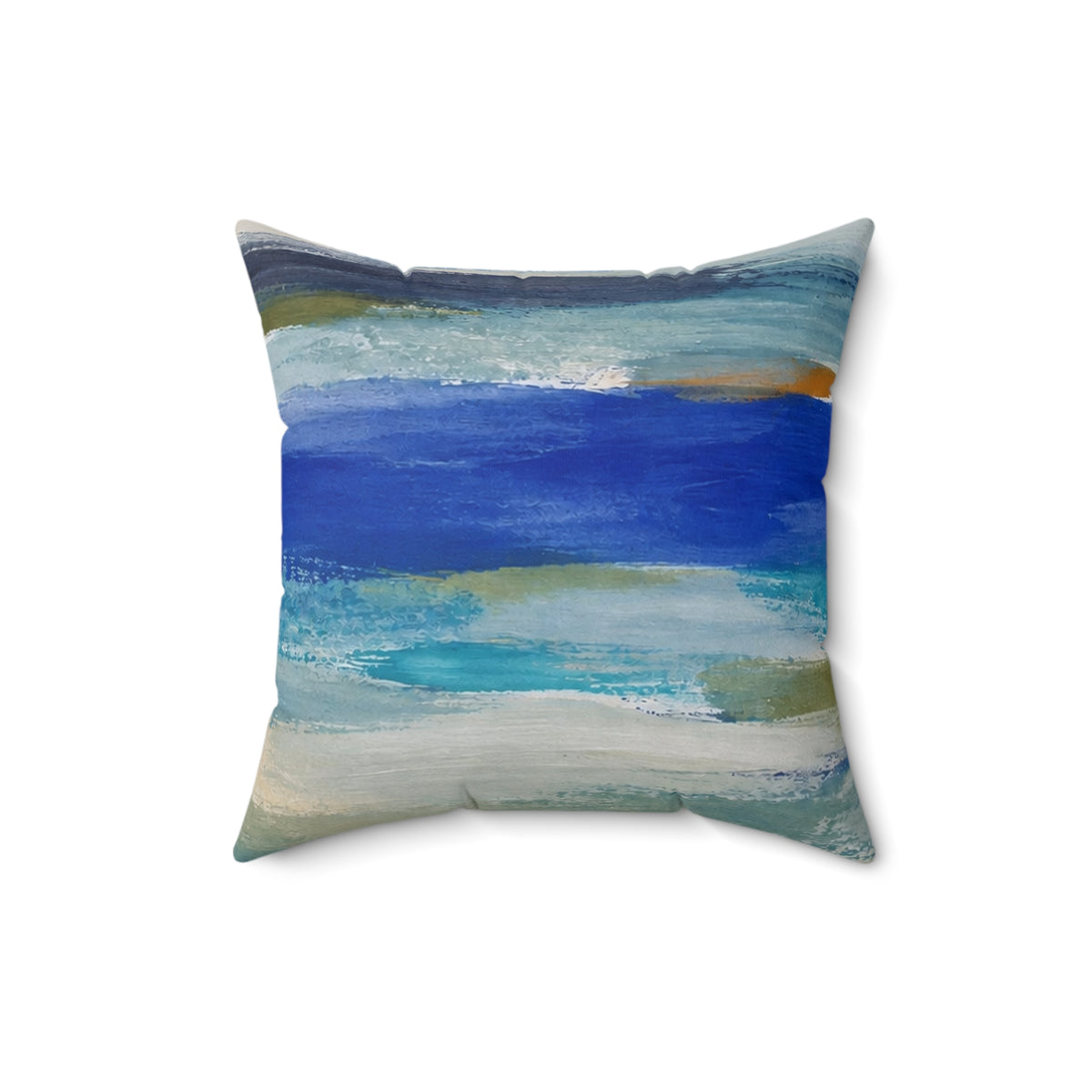 Blue ocean Abstract cushion /coastal decorative throw pillow