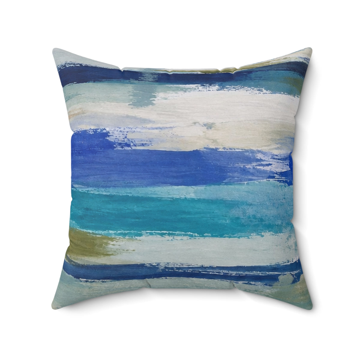 Blue ocean Abstract cushion /coastal decorative throw pillow
