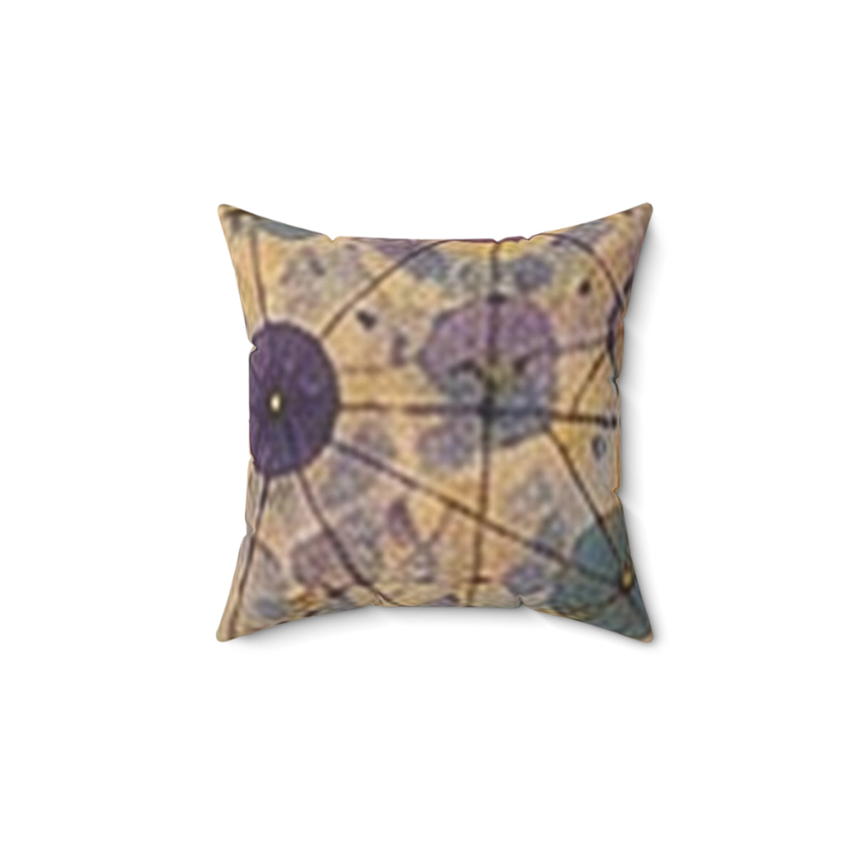 Square Pillow — Minimalist White Decorative Throw Pillow