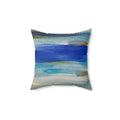 Blue ocean Abstract cushion /coastal decorative throw pillow