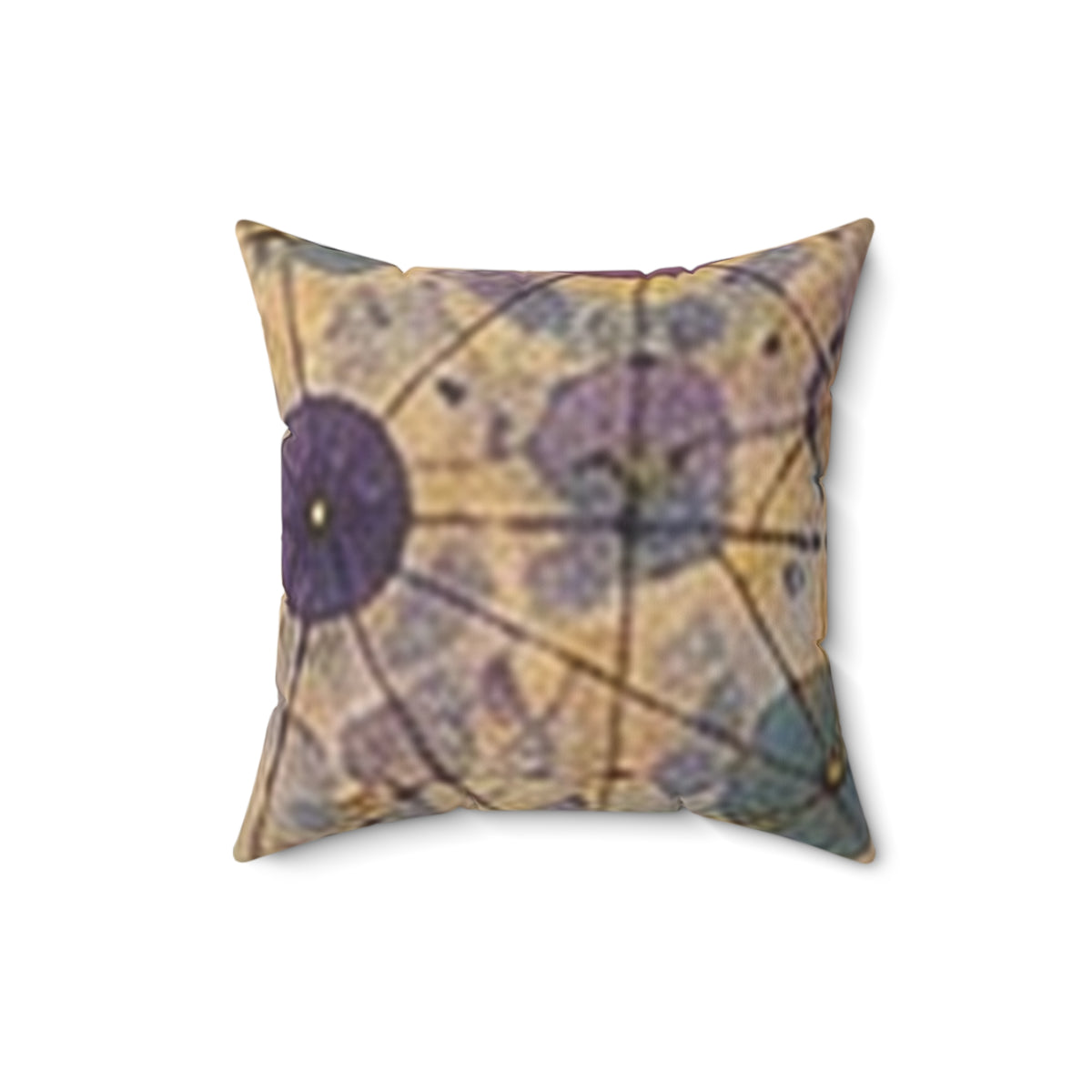 Square Pillow — Minimalist White Decorative Throw Pillow