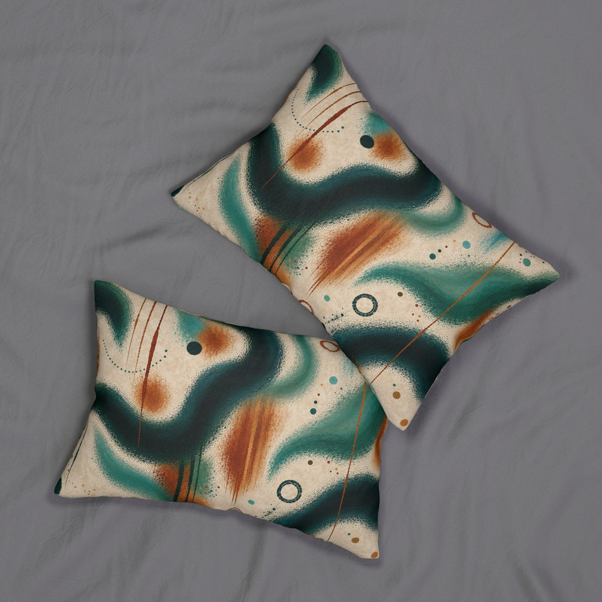 Spun Polyester Lumbar Pillow