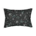 Galaxy Bubble Lumbar Pillow — Cosmic Starfield Decorative Cushion