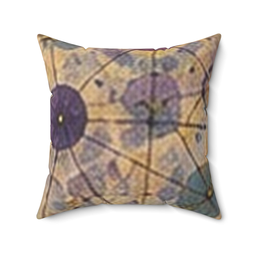 Square Pillow — Minimalist White Decorative Throw Pillow