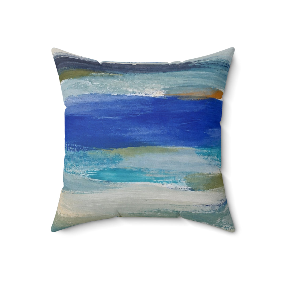 Blue ocean Abstract cushion /coastal decorative throw pillow