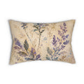 Botanical Lavender Lumbar Pillow